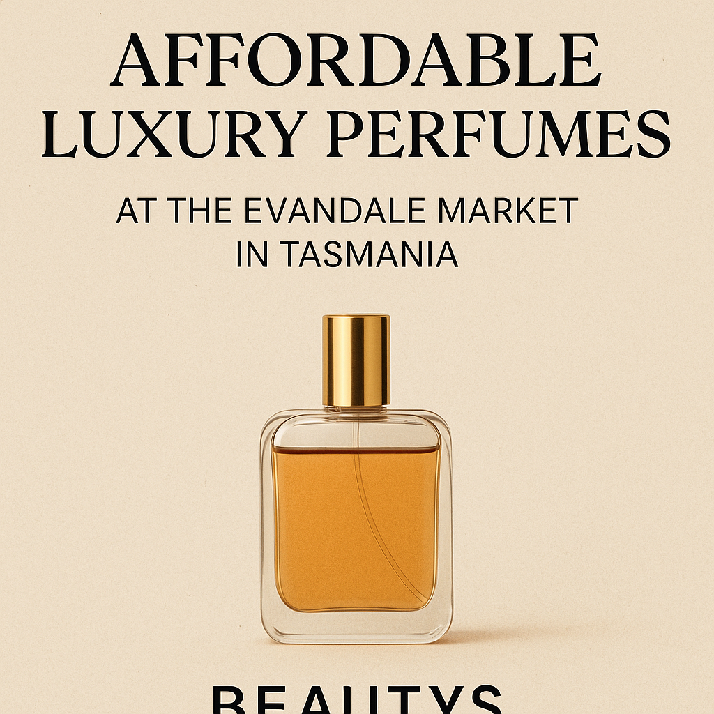 Affordable luxury inspired by perfumes sold at the Evandale Market in Tasmania by Beautys