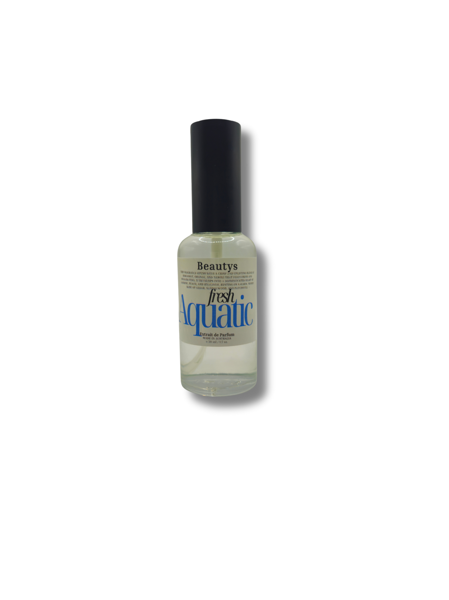 Fresh Aquatic Cologne bottle – handcrafted Australian-made aquatic fragrance