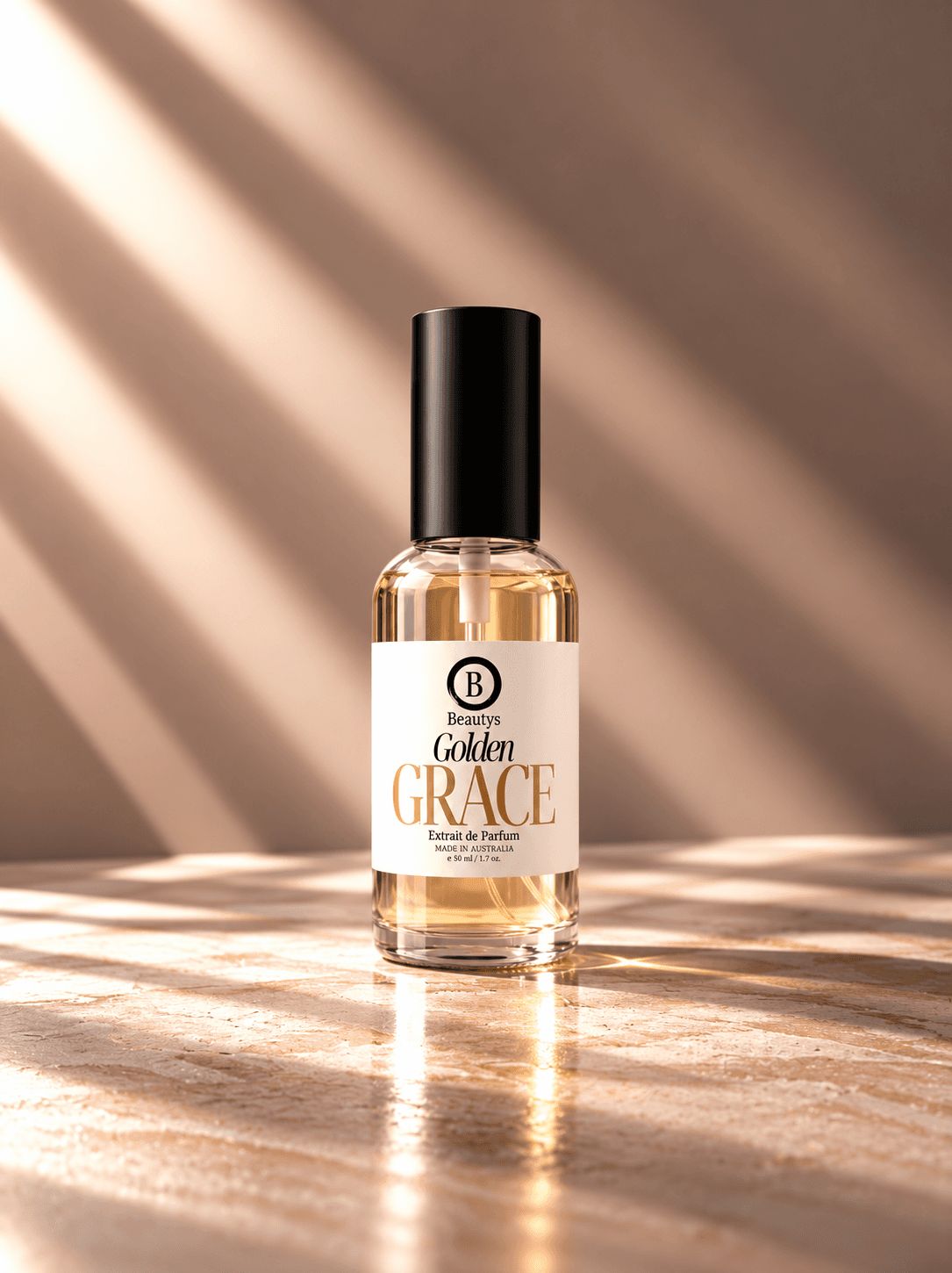 Golden Grace perfume bottle