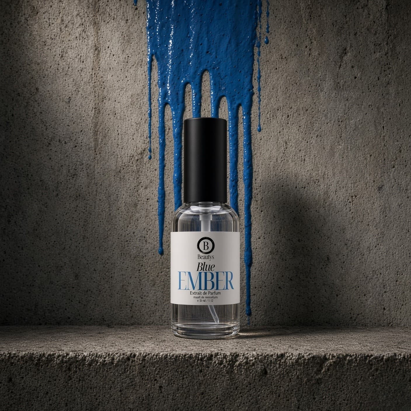 Blue Ember perfume bottle
