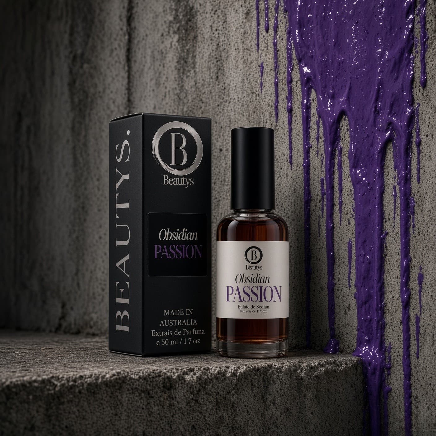 Obsidian Passion perfume bottle