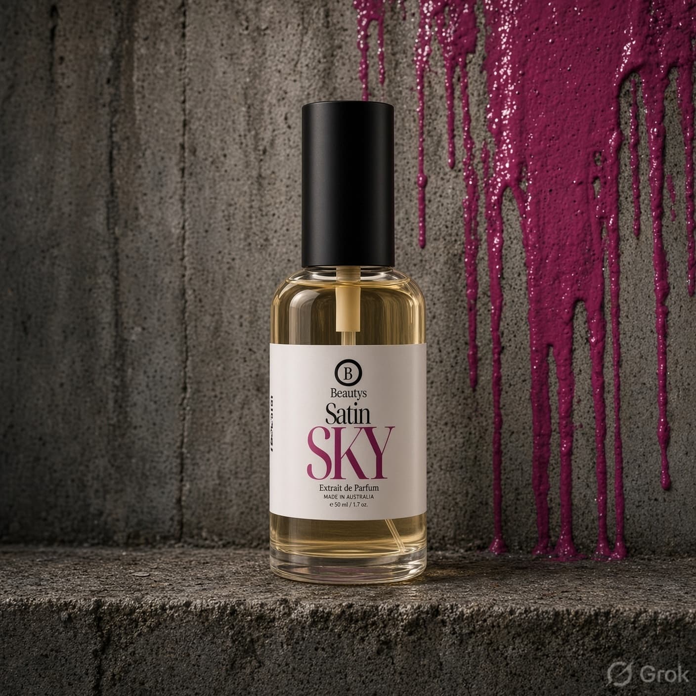 Satin Sky perfume bottle
