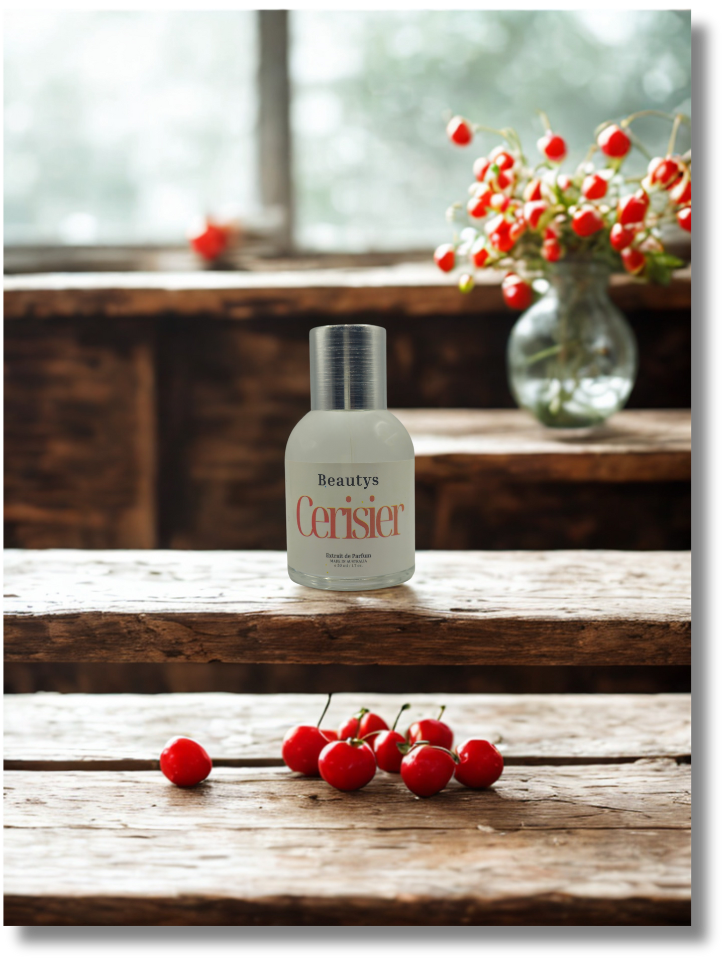 Cerisier hybrid cologne bottle – Cherry Lane and Modern Serenity