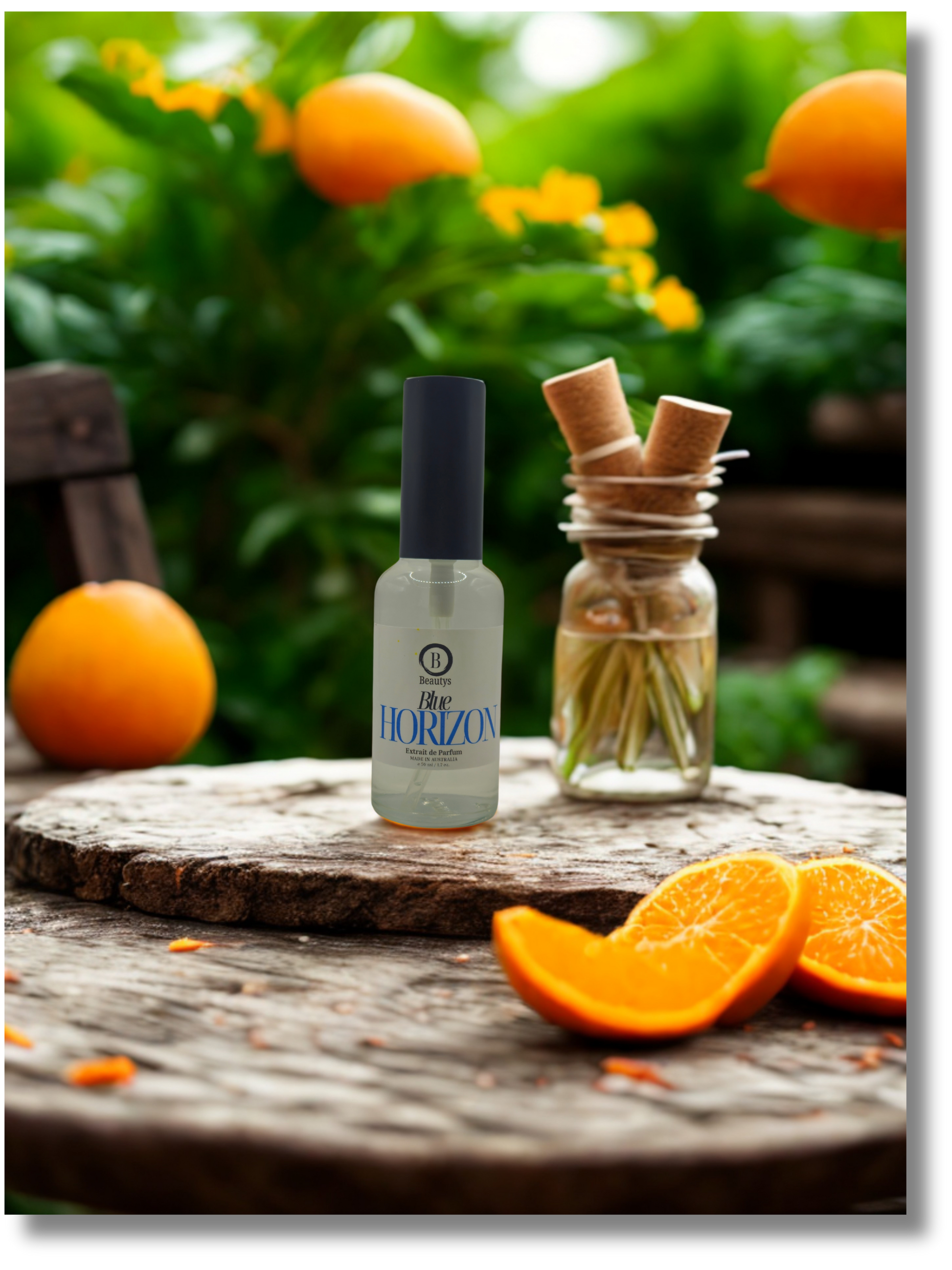 Blue Horizon luxury orange blossom cedar fragrance