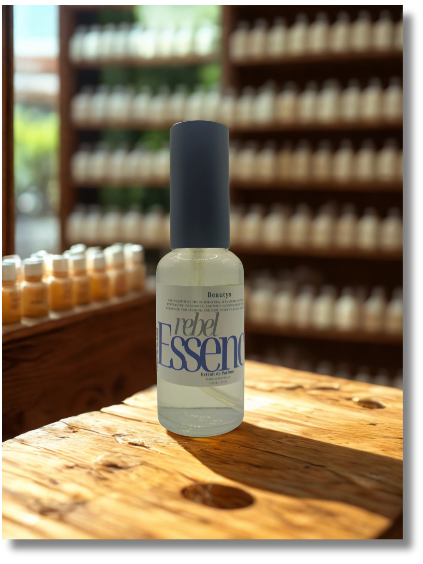 Rebel Essence warm amberwood men’s extrait de parfum