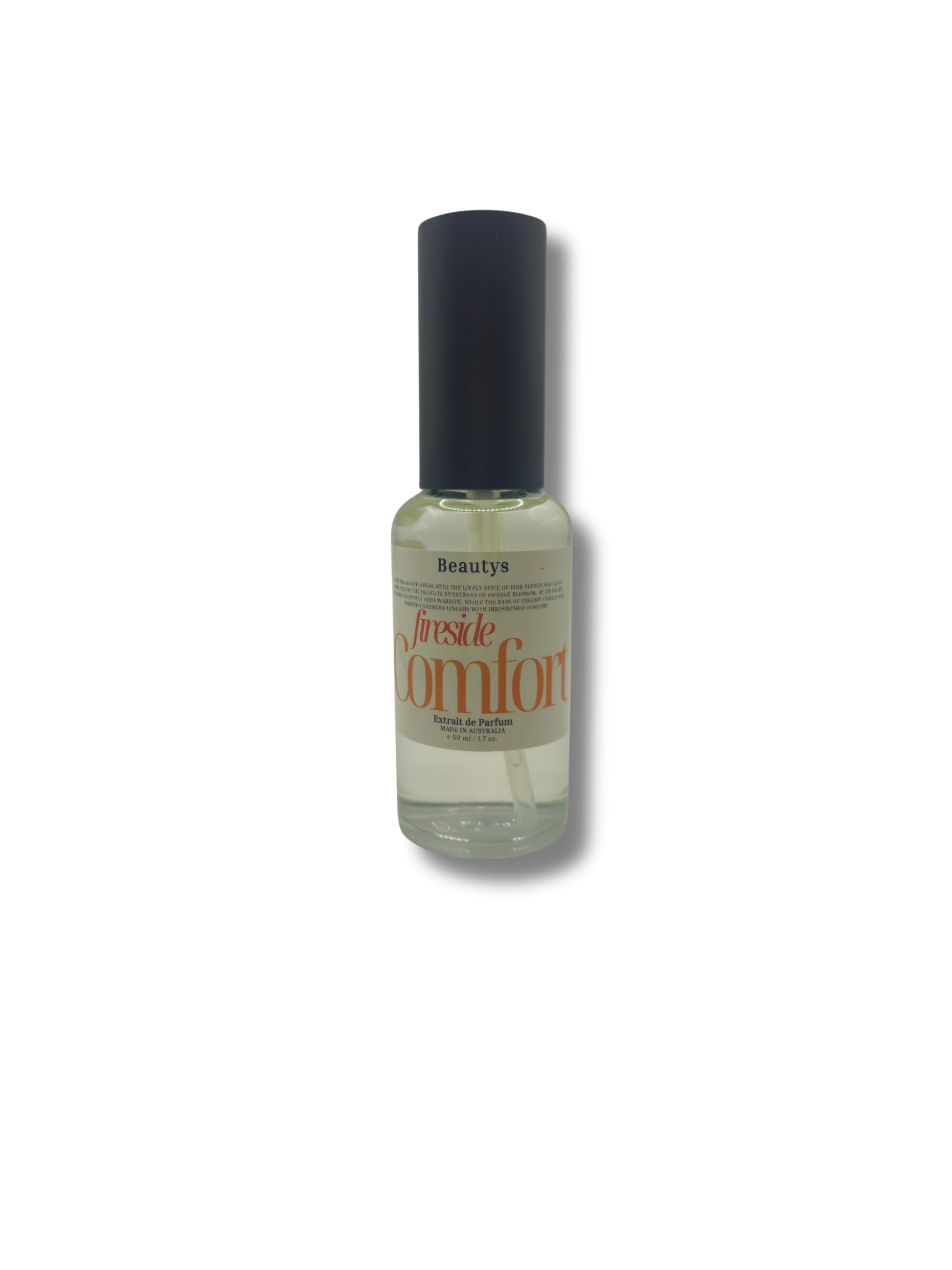 Fireside Comfort Perfume – Handcrafted Australian-Made Unisex Fragrance Bottle