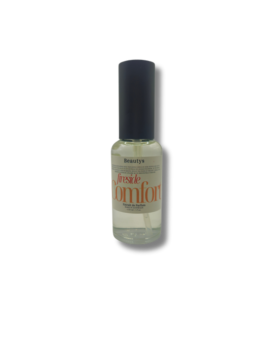 Fireside Comfort Perfume – Handcrafted Australian-Made Unisex Fragrance Bottle
