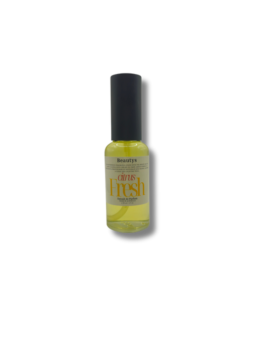 Citrus Fresh Perfume bottle handcrafted Australian-made unisex fragrance with lemon, verbena.