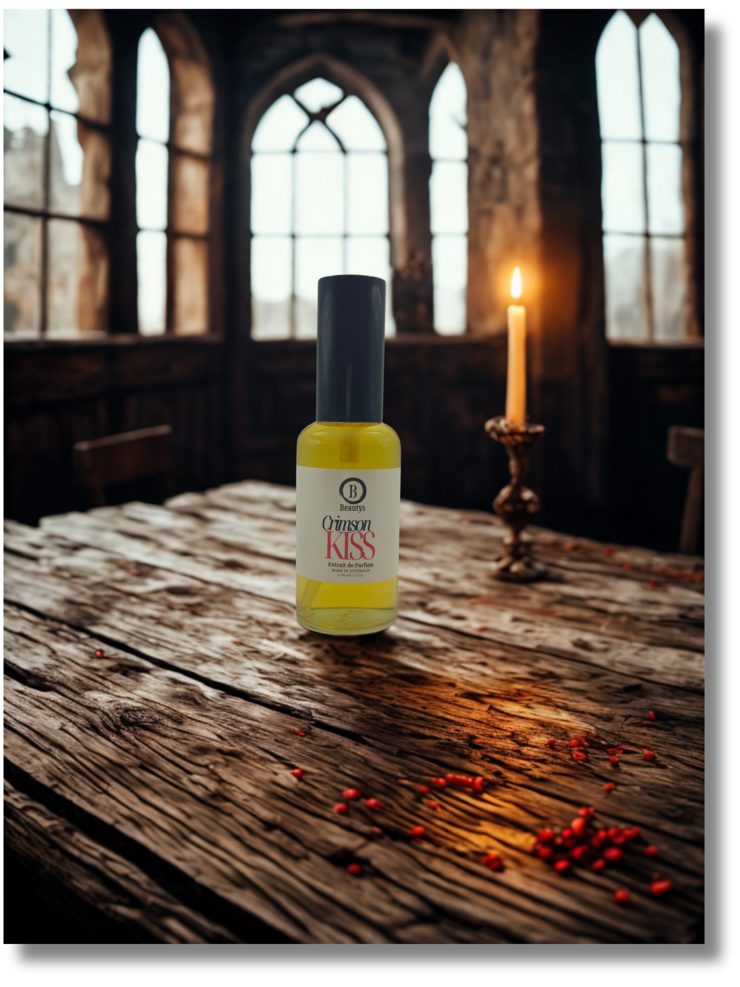 Crimson Kiss long lasting sweet floral fragrance Australian made