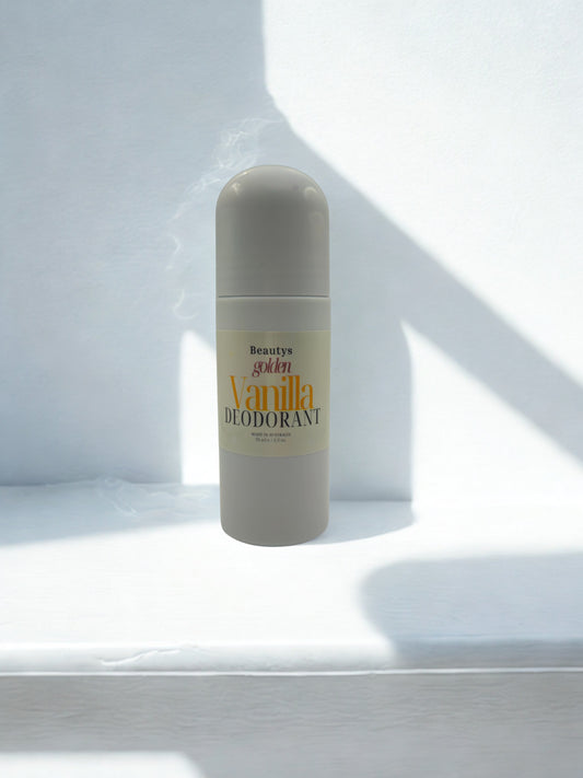 Golden Vanilla Roll-On Deodorant Tasmanian Warm Vanilla Fragrance