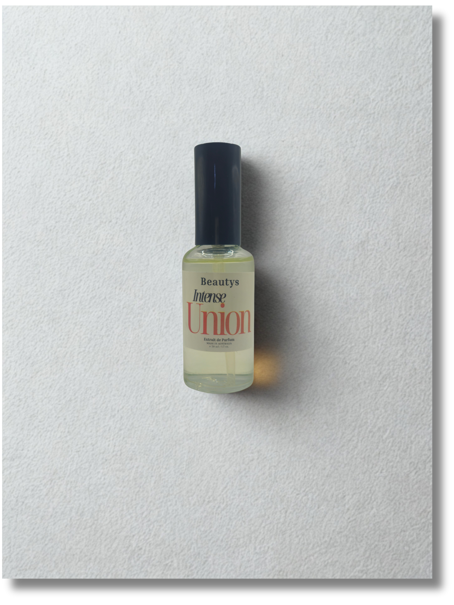 Handcrafted Intense Union warm amberwood men’s extrait