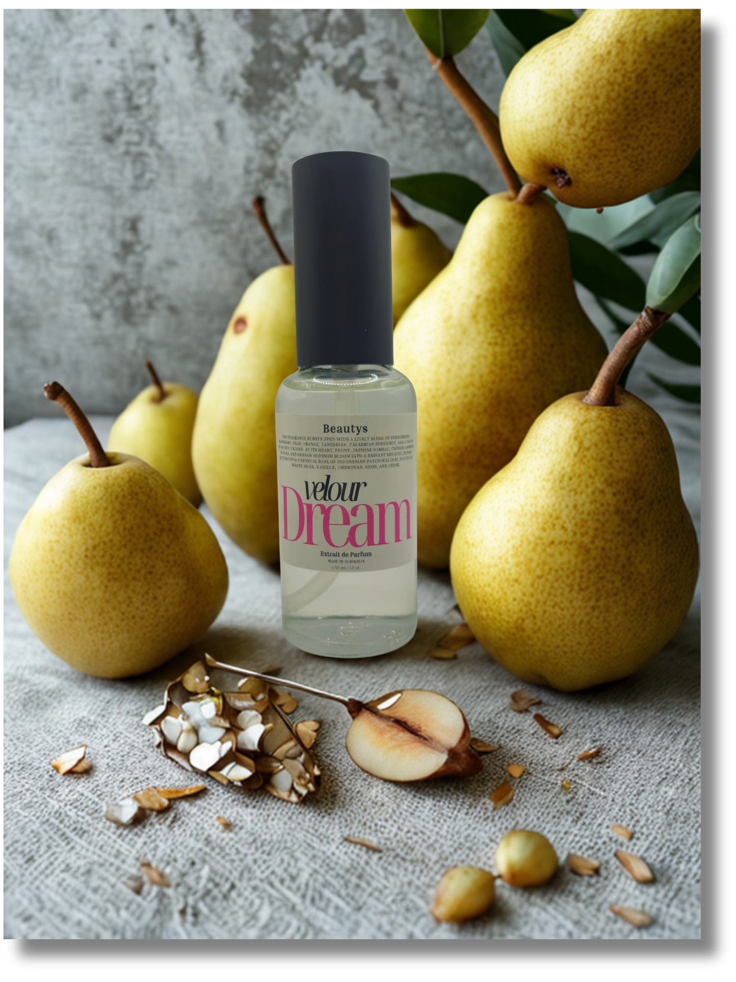 Beautys Velour Dream handcrafted strawberry jasmine extrait