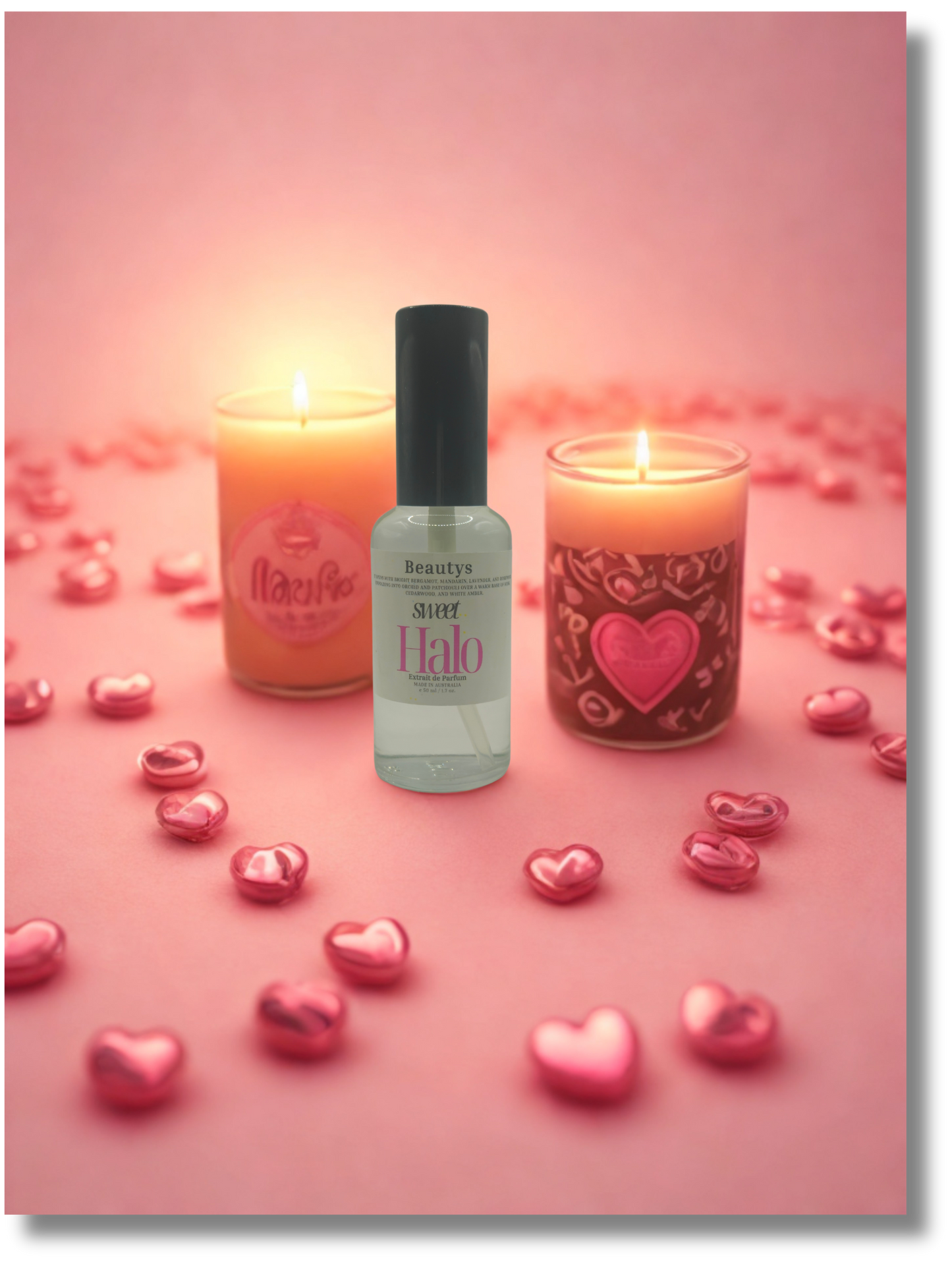 Tasmanian handcrafted soft floral perfume Sweet Halo