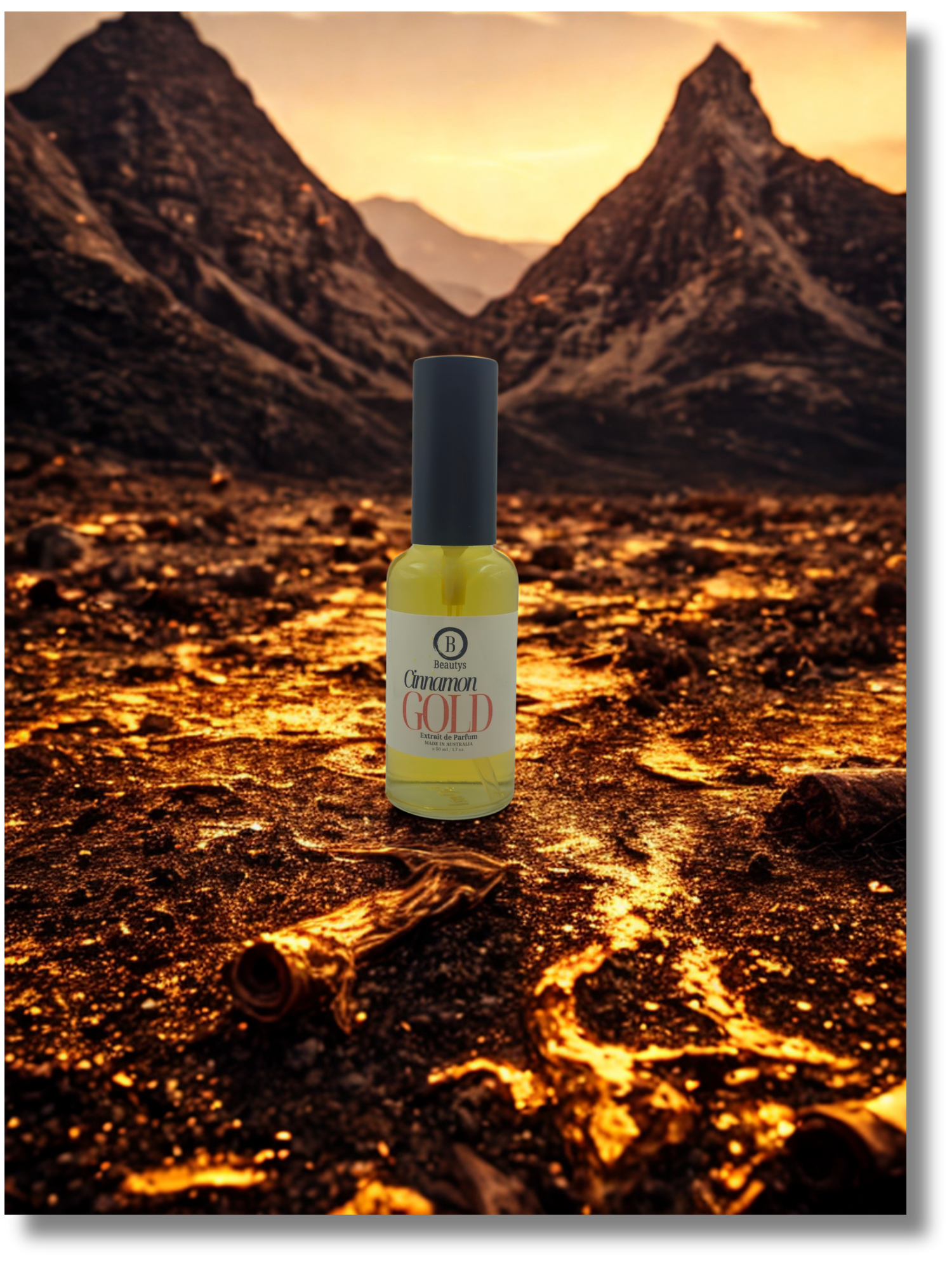 Cinnamon Gold cognac cinnamon vanilla extrait de parfum