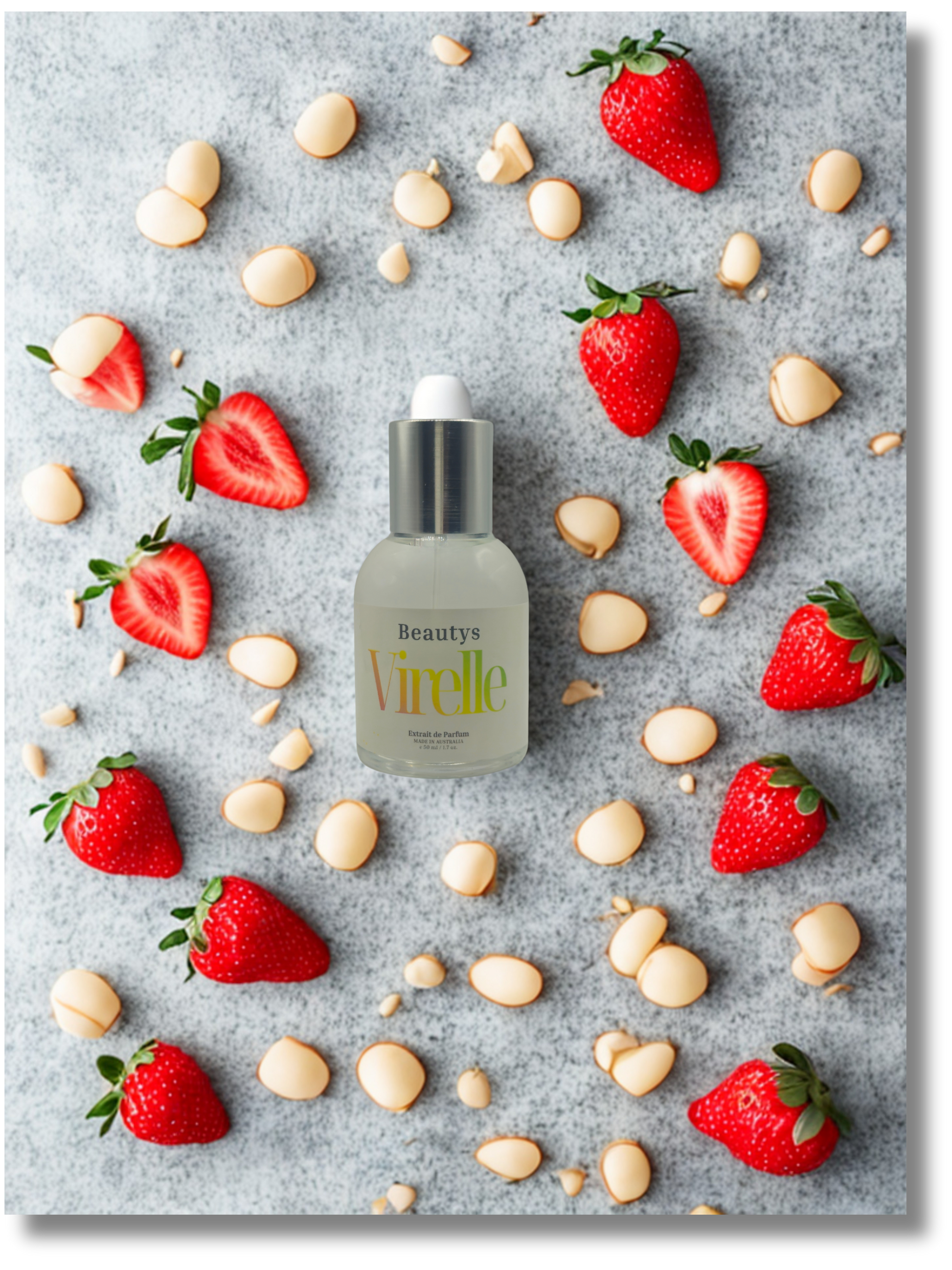 Virelle hybrid perfume – cruelty-free vanilla and floral-fruity fragrance