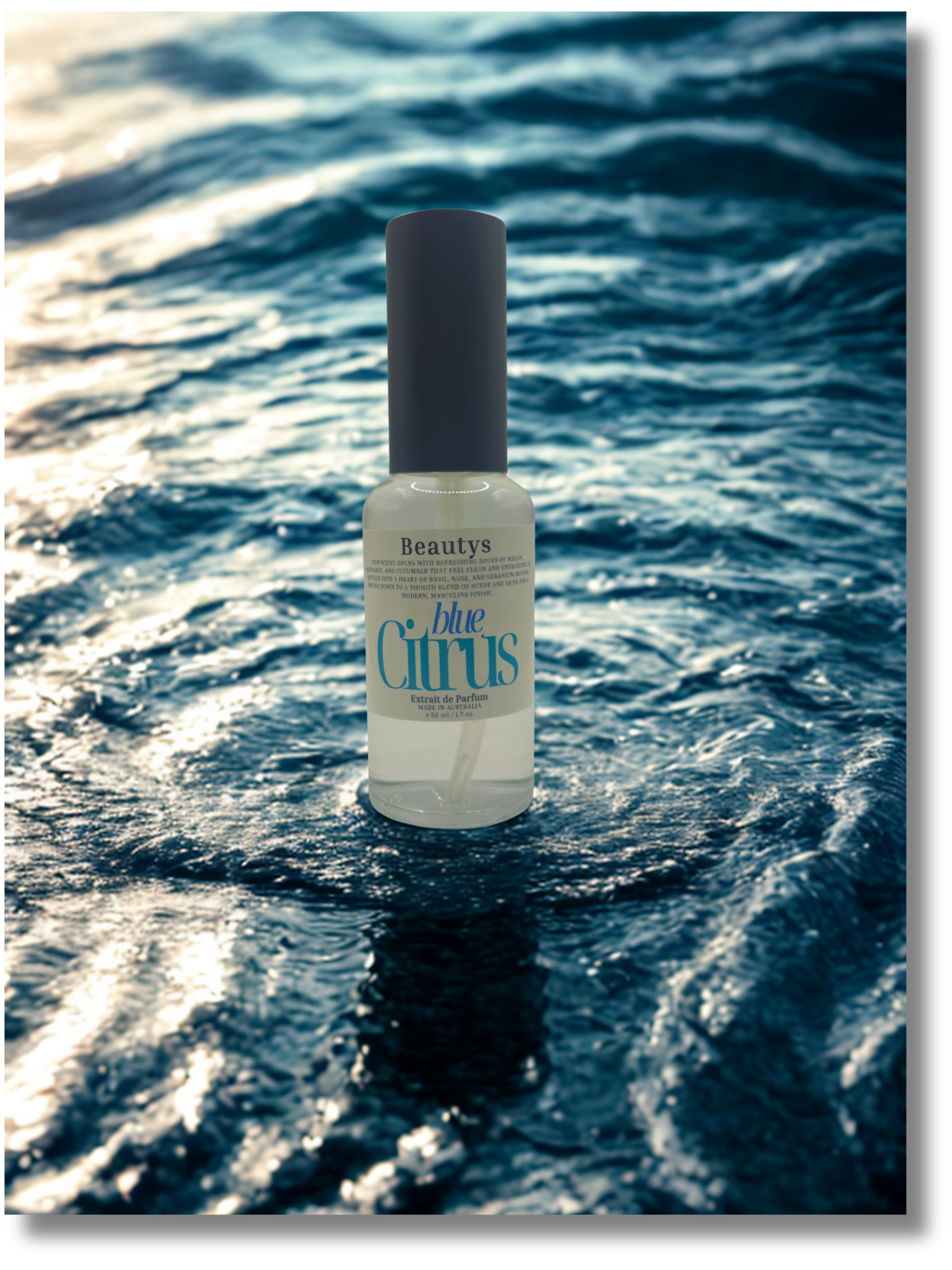 Tasmanian-made citrus aquatic men’s cologne