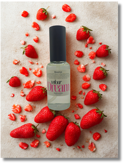 Beautys Velour Dream handcrafted strawberry jasmine extrait