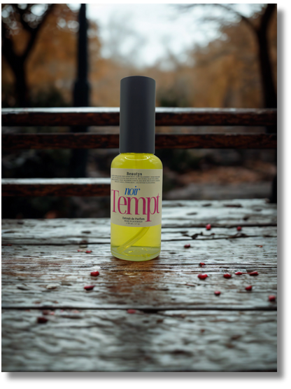 Noir Tempt warm sandalwood vanilla extrait de parfum
