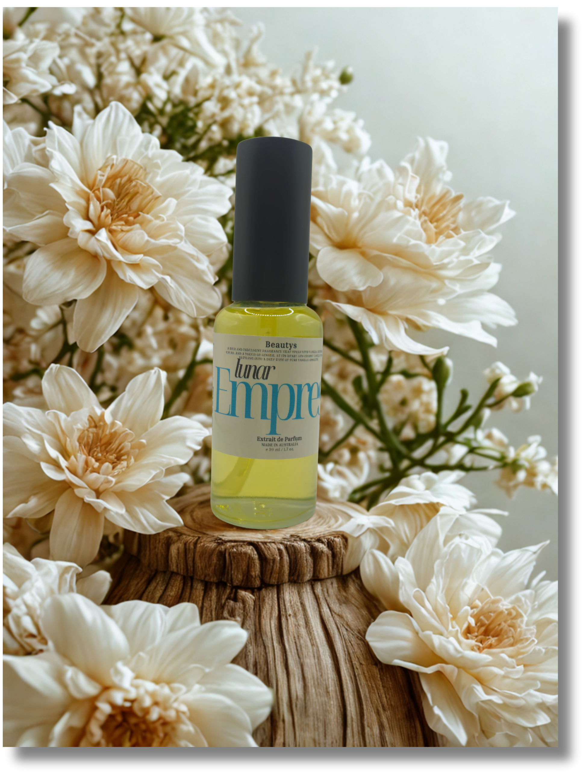 Beautys Lunar Empress handcrafted vanilla lavender extrait