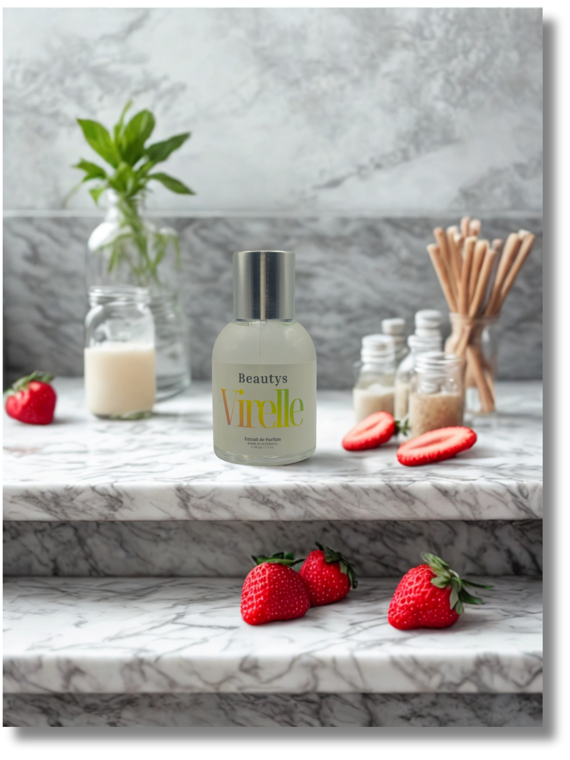 Virelle hybrid perfume bottle – Vanilla 420 and Velour Dream