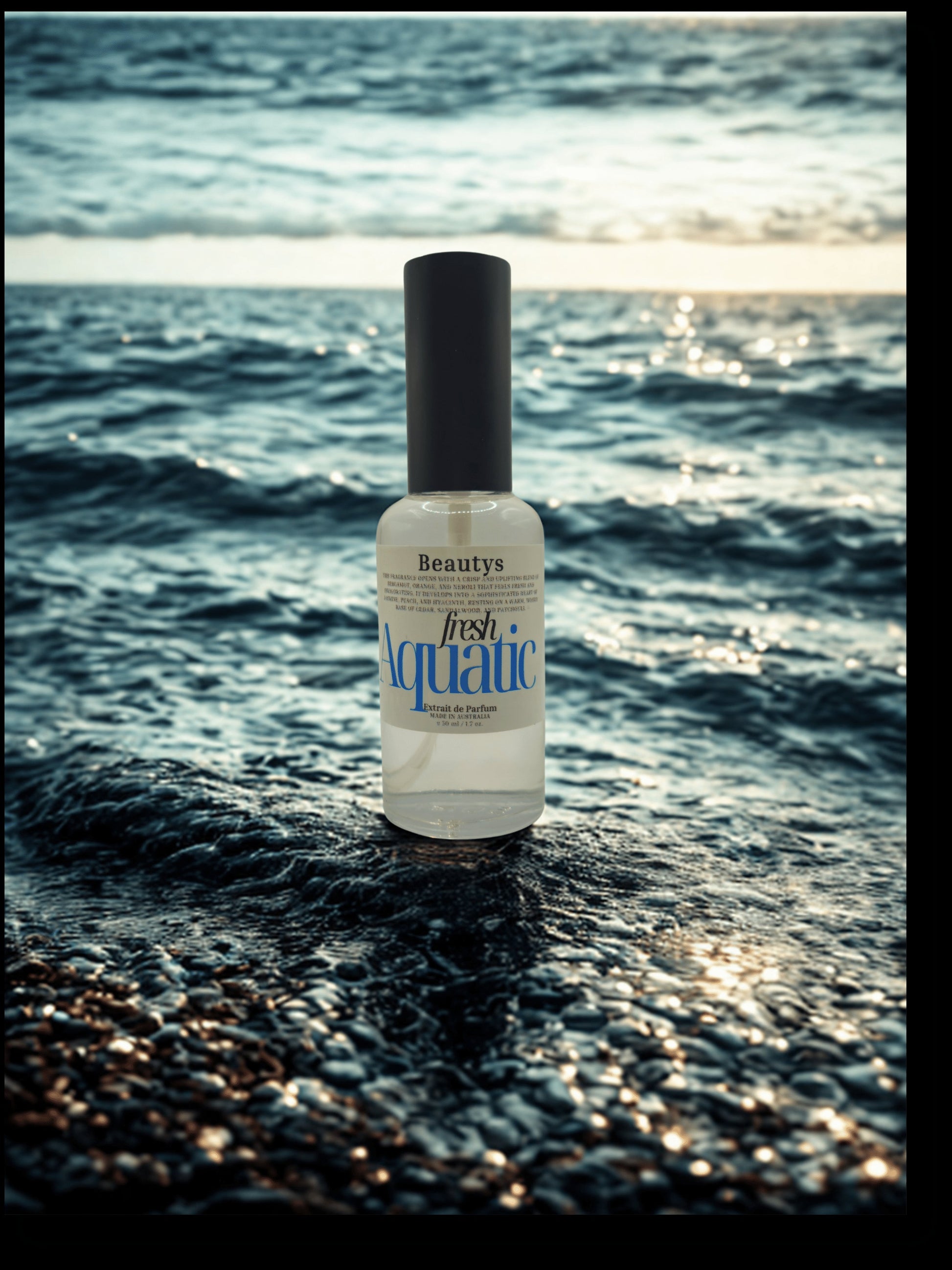 Beautys Fresh Aquatic handcrafted modern men’s fragrance