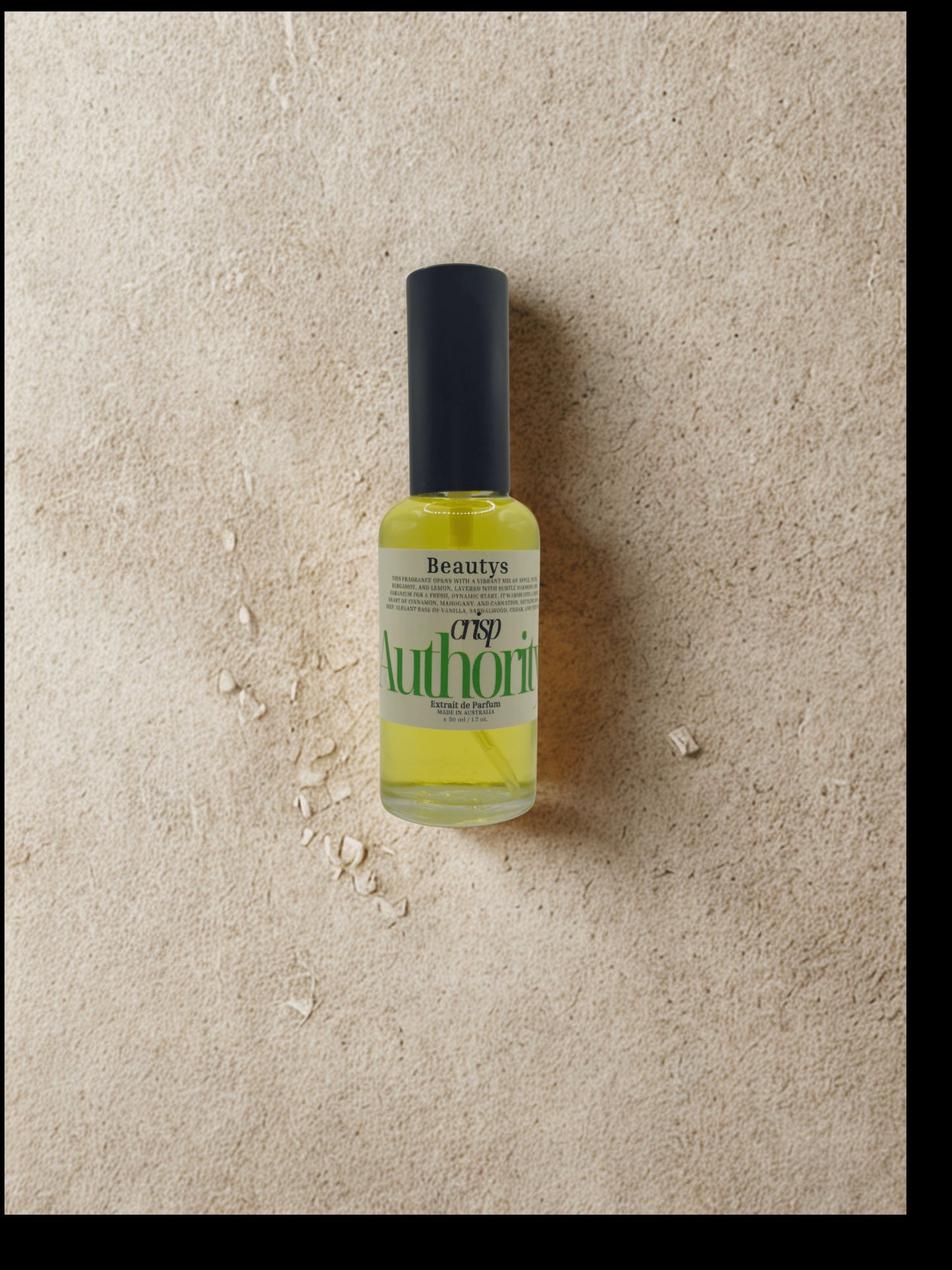 Tasmanian-made men’s cologne bold woods citrus