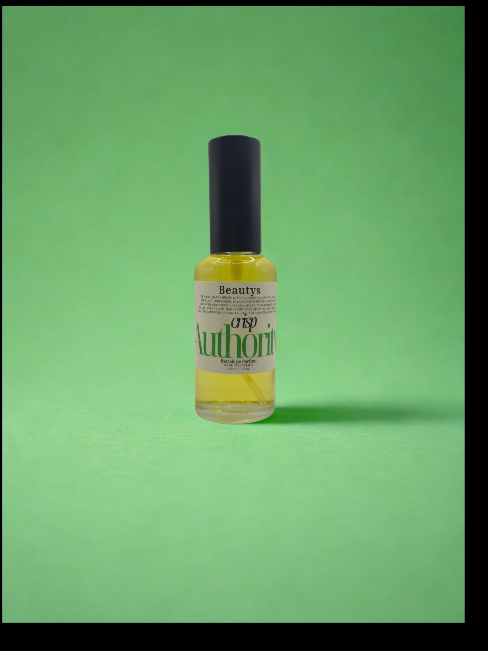 Beautys Crisp Authority handcrafted cologne for men