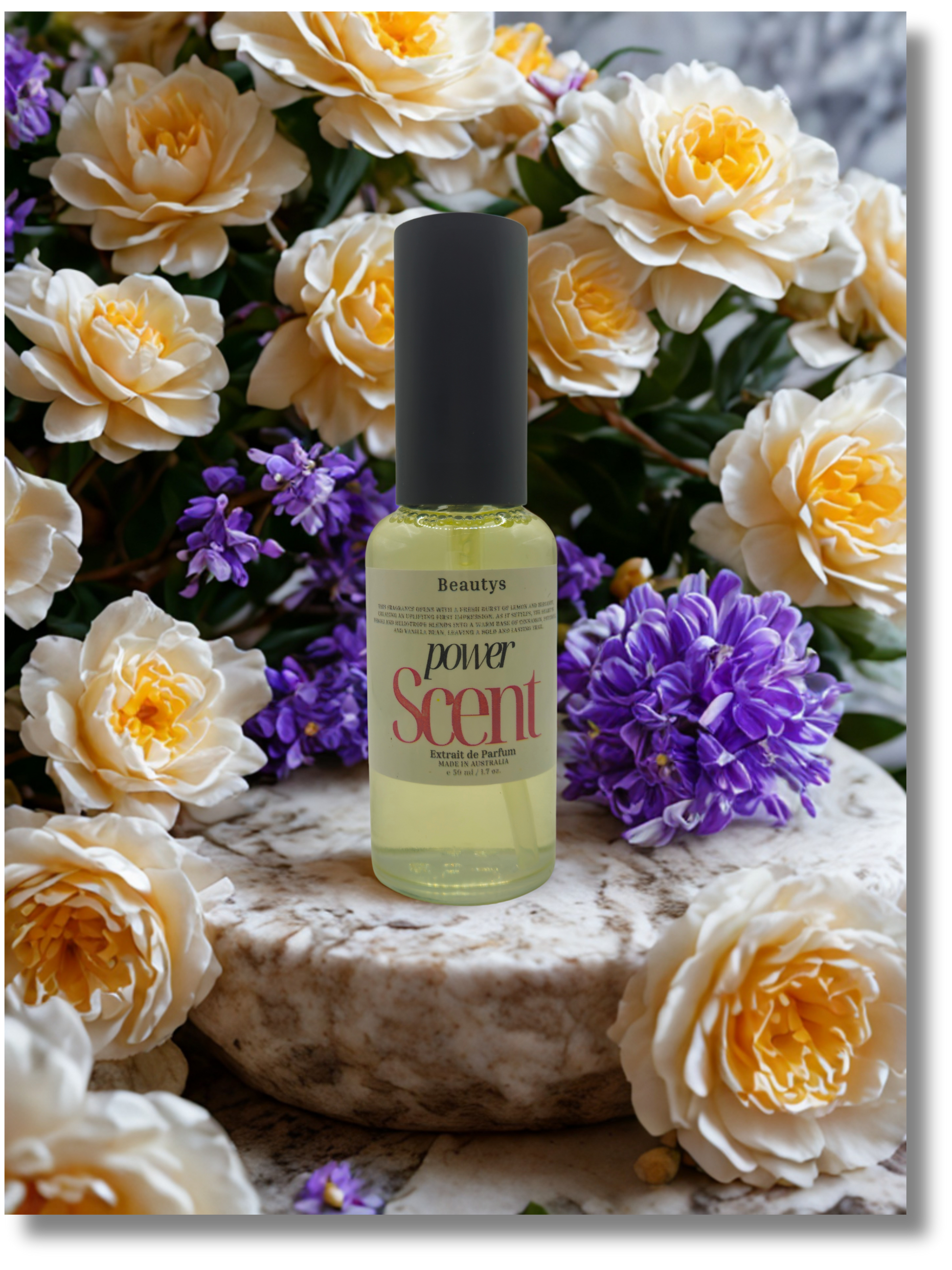 Beautys Power Scent handcrafted masculine extrait de parfum