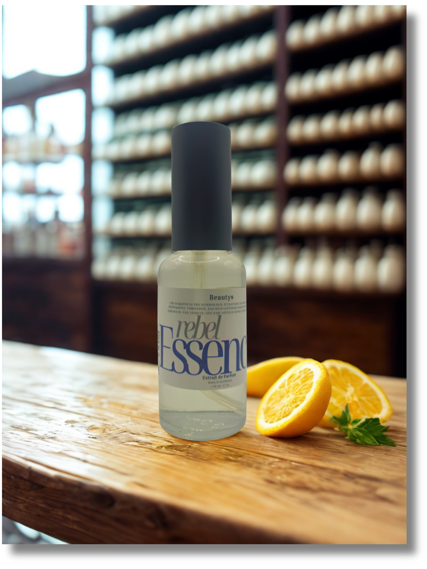 Rebel Essence aromatic herbs black pepper cologne Tasmania