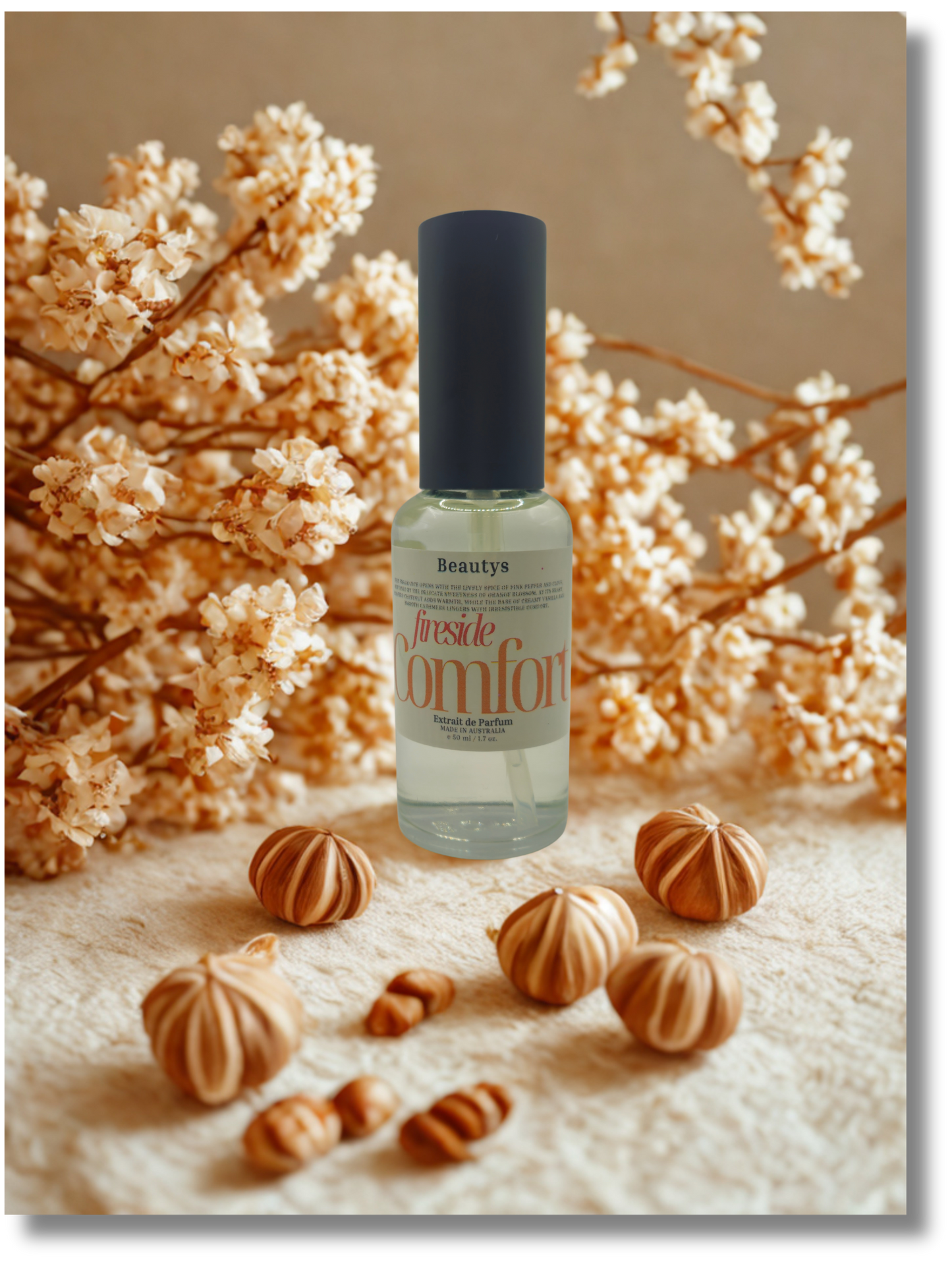 Fireside Comfort smoky warm perfume extrait de parfum