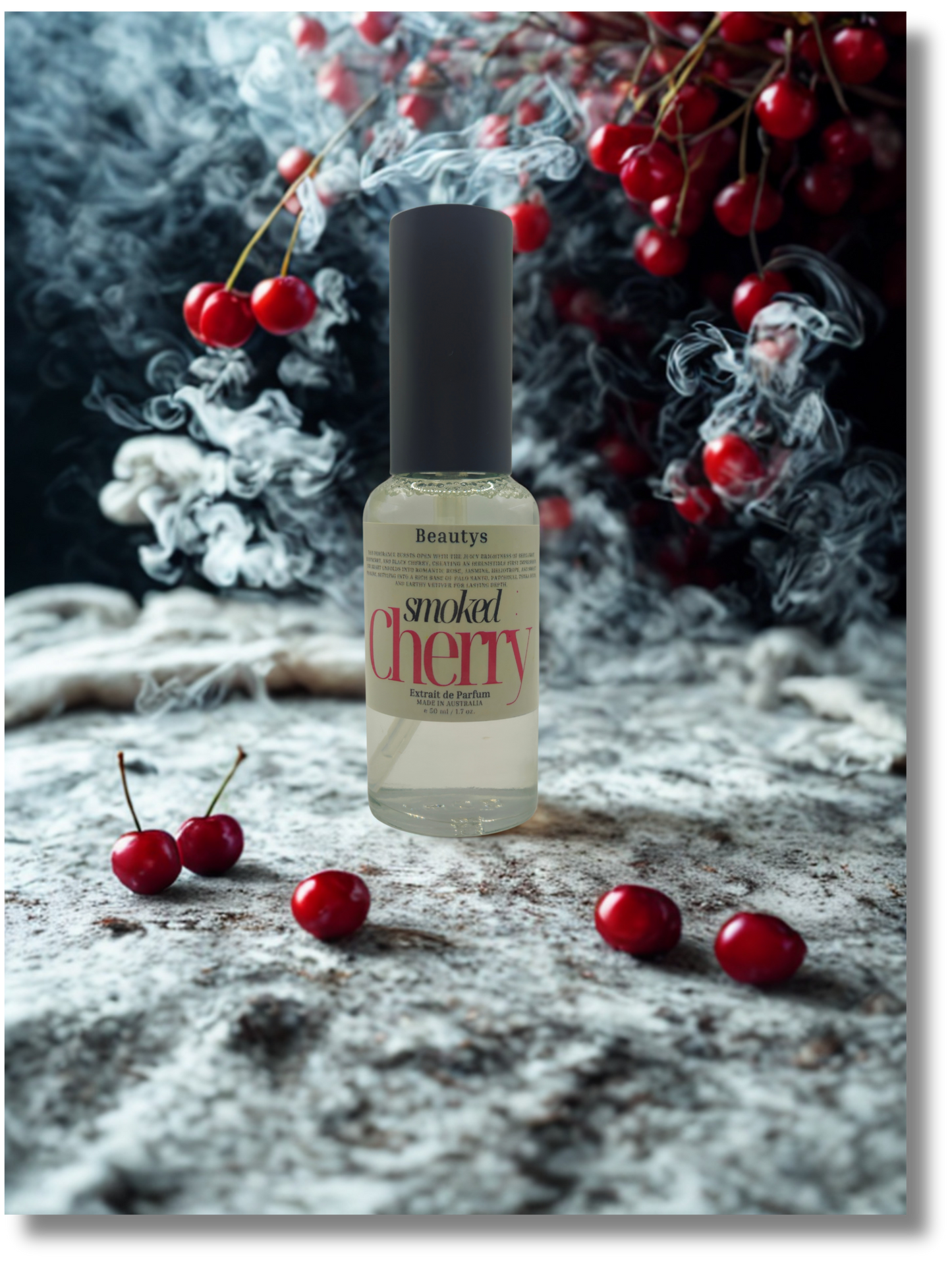 Beautys Smoked Cherry handcrafted cherry vanilla extrait
