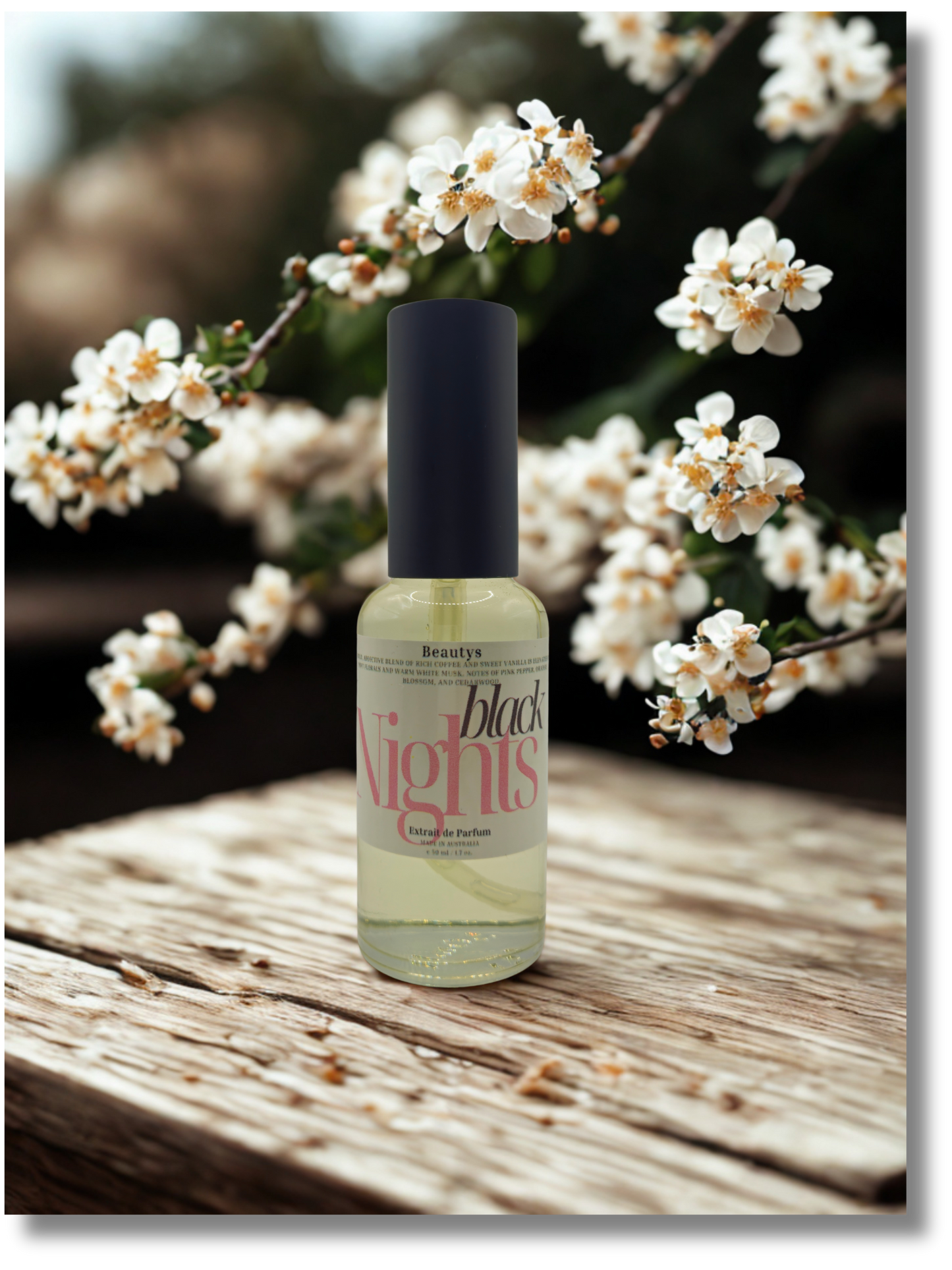 Black Nights sensual evening extrait de parfum Tasmania