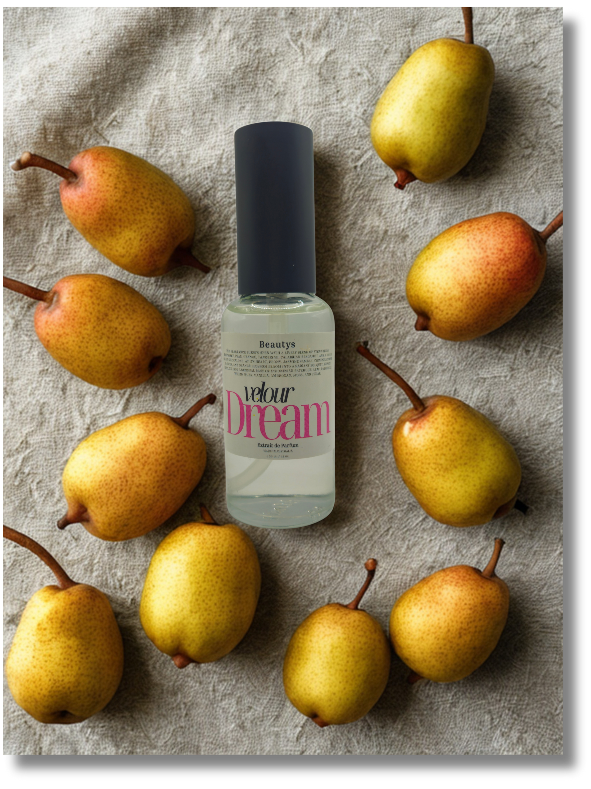 Velour Dream Tasmanian-made feminine fruity floral scent