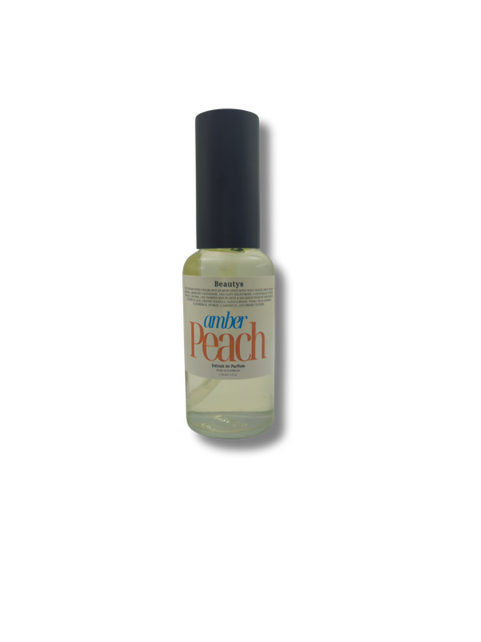 Amber Peach Perfume bottle – Australian-made fragrance with juicy peach, spiced amber and velvet woods