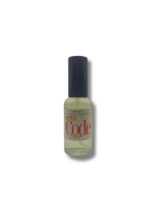 Carbon Code cologne bottle – Australian leather fragrance for men