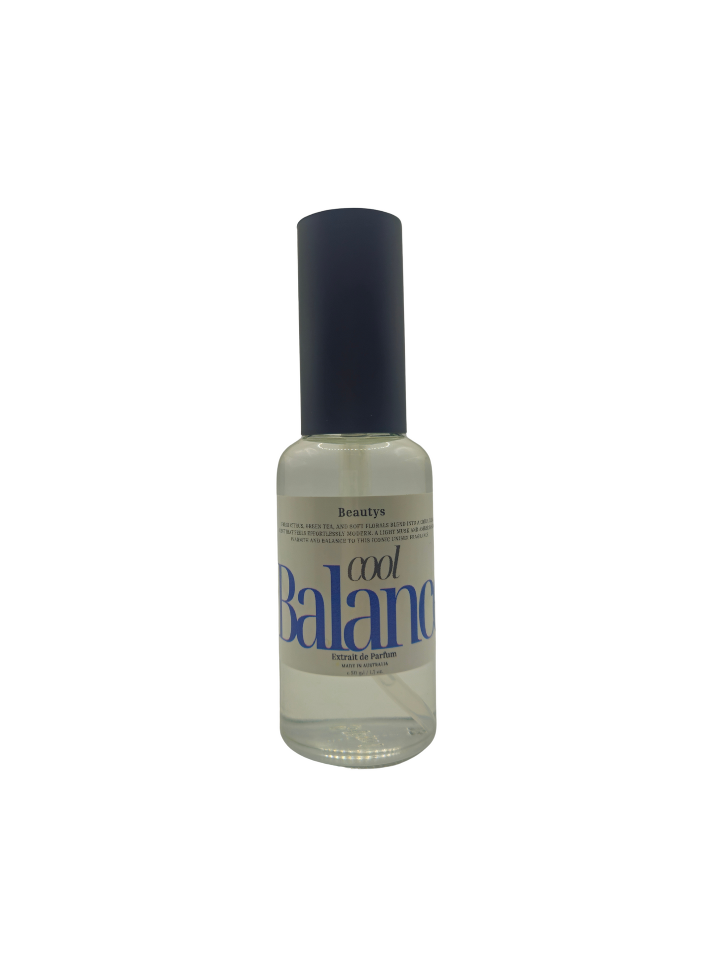 Cool Balance perfume bottle – fresh unisex fragrance Australia