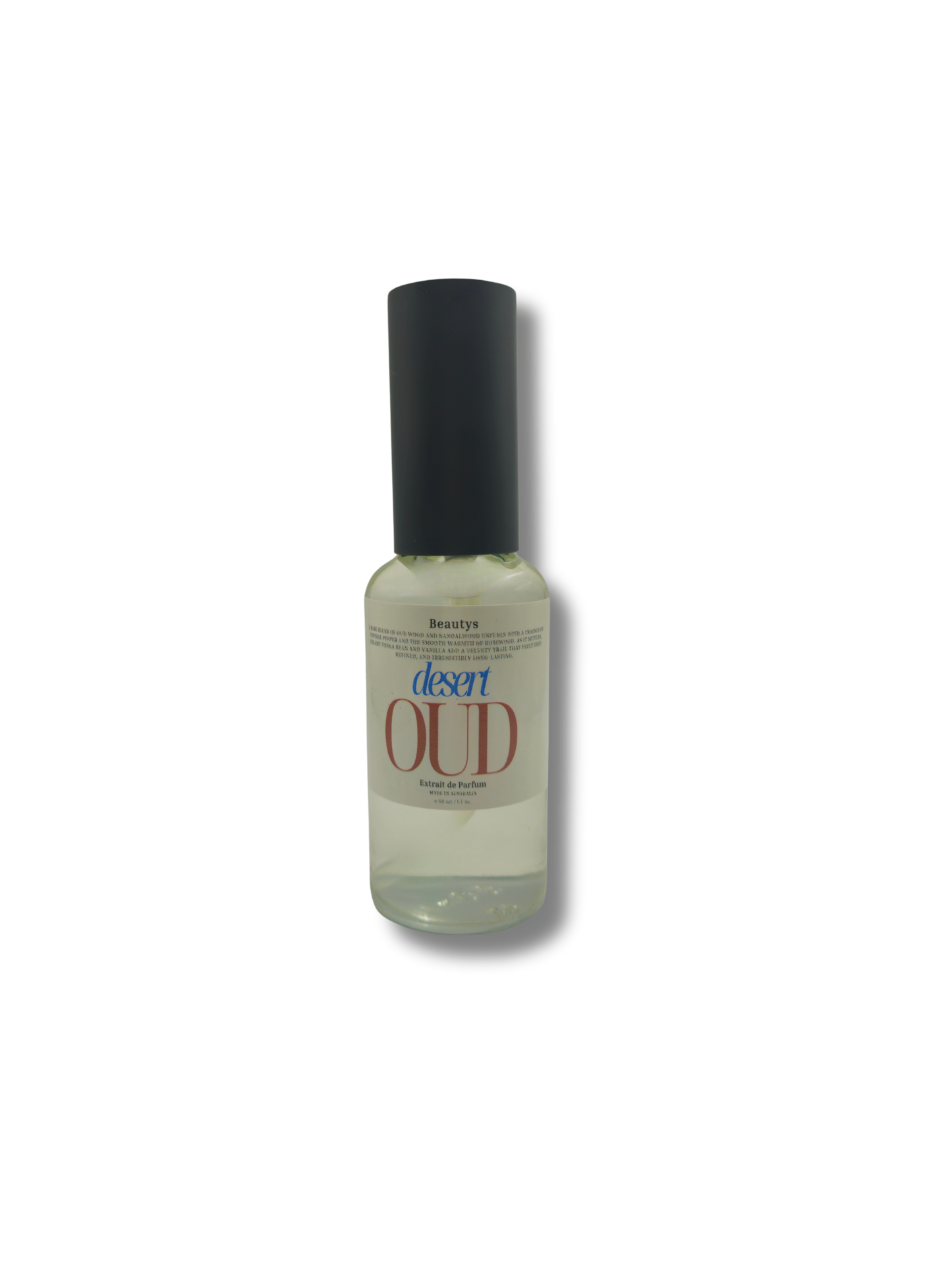 Desert Oud perfume bottle – handcrafted oud fragrance by Beautys
