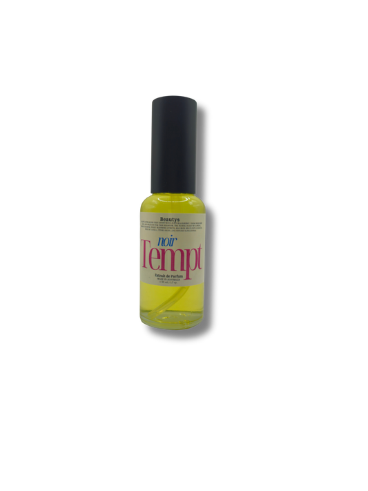 Noir Tempt perfume bottle – handcrafted Australian-made extrait