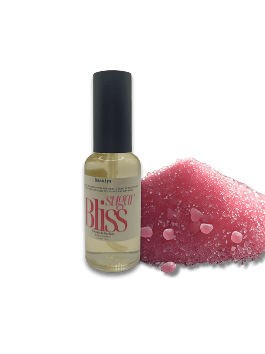 Sugar Bliss Perfume bottle with sweet vanilla and candy scent