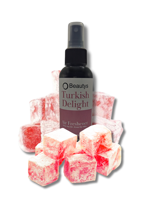 Turkish Delight Air Freshener by Beautys – Sweet rose and lemon scent