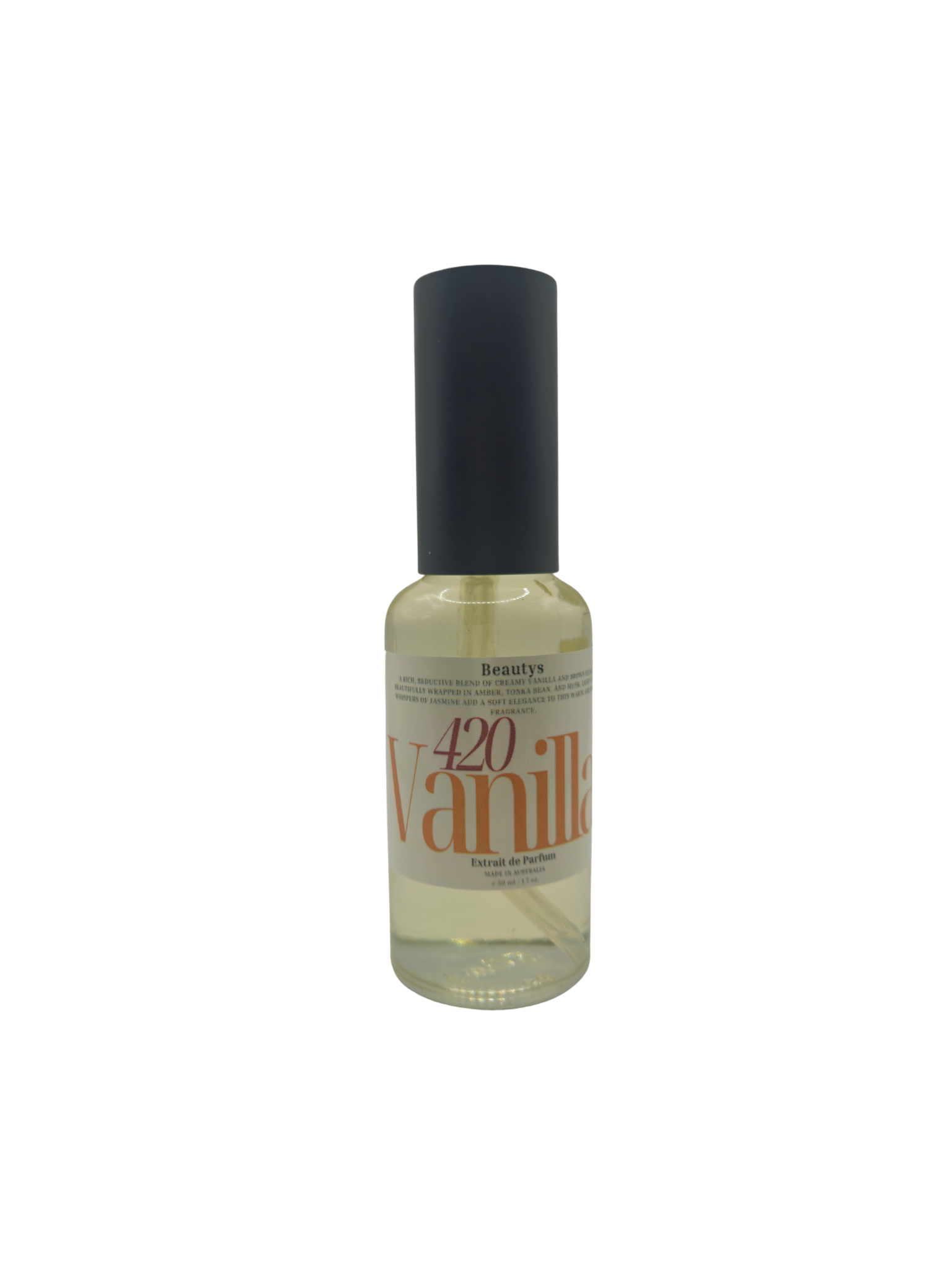 Vanilla 420 Perfume by Beautys – Australian-made warm vanilla fragrance