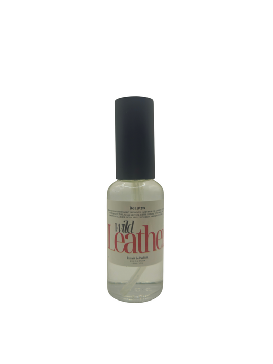 Wild Leather Perfume by Beautys – bold leather and almond fragrance