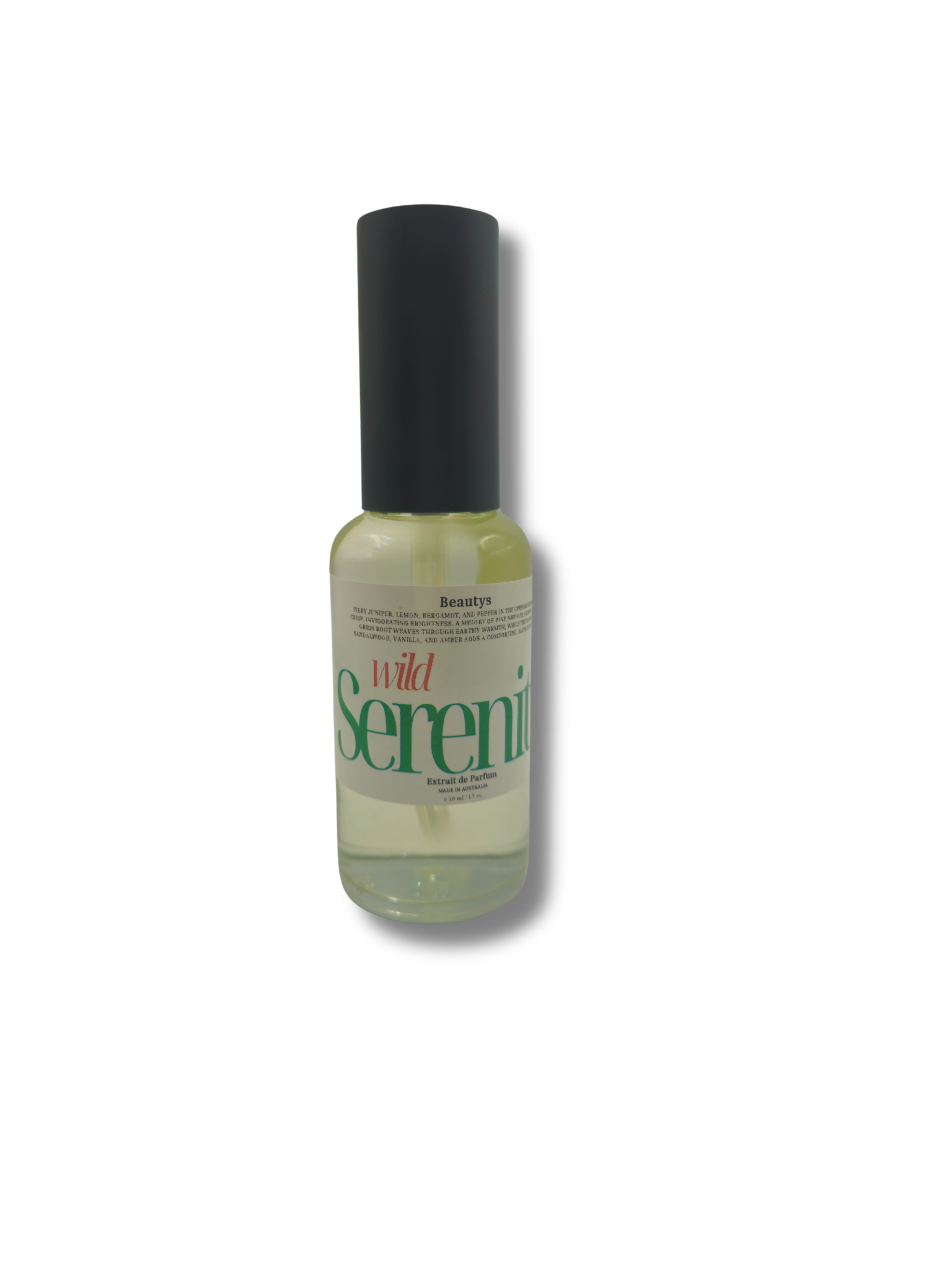 Wild Serenity Perfume by Beautys – Juniper, Woods & Amber Fragrance