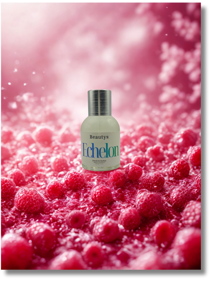 Fruity floral hybrid perfume Echelon with sweet berry and vanilla scent