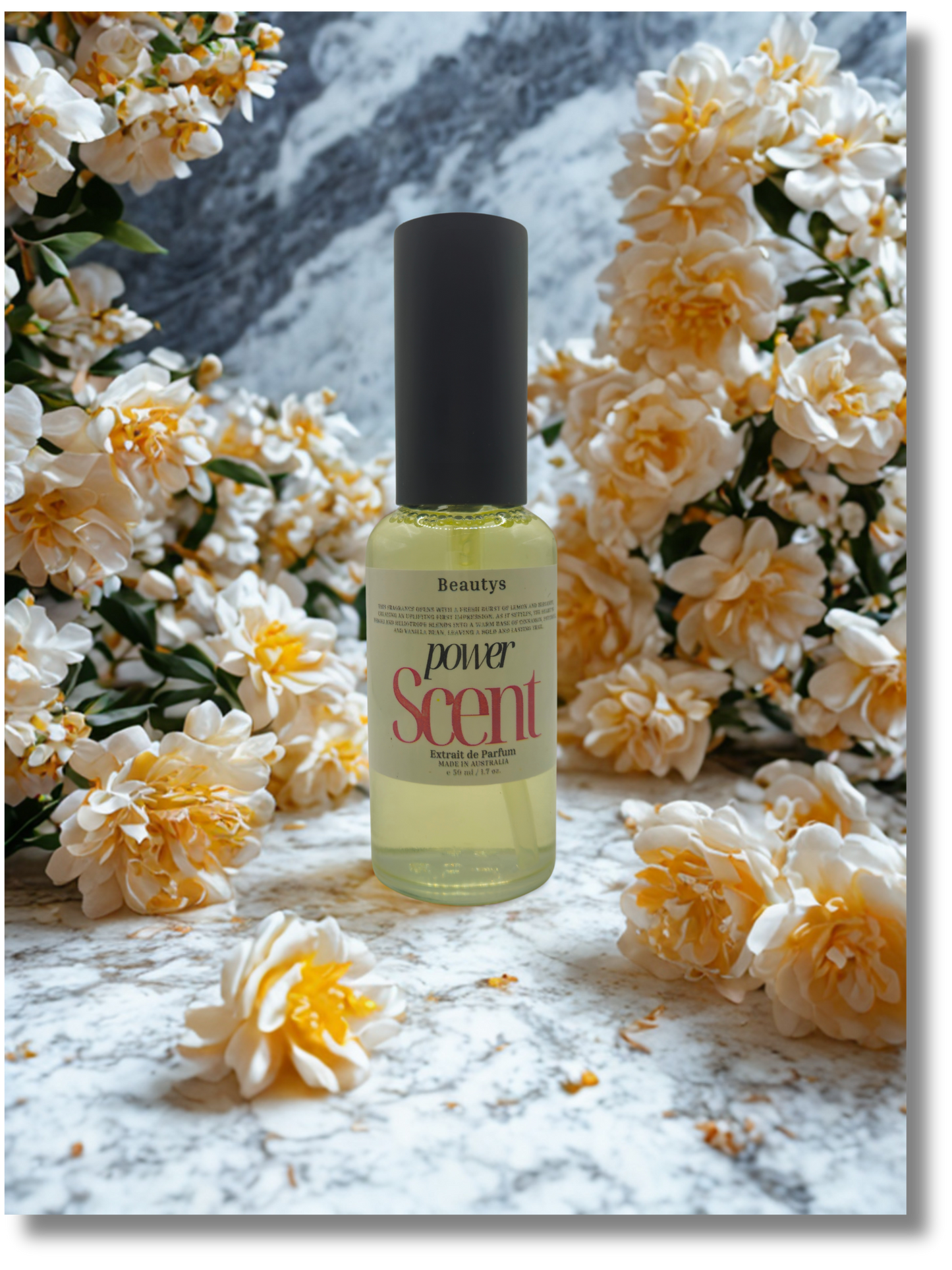 Power Scent citrus spice men’s fragrance
