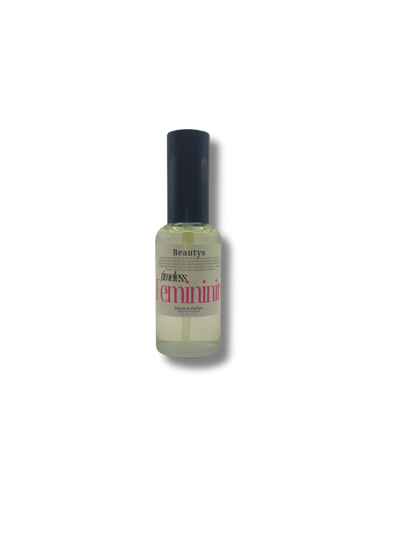 Timeless Femininity fragrance bottle, handcrafted perfume for her with notes of neroli and amber