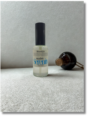 Modern Serenity cologne Beautys Tasmania, handcrafted men’s fragrance with citrus and amber woods.