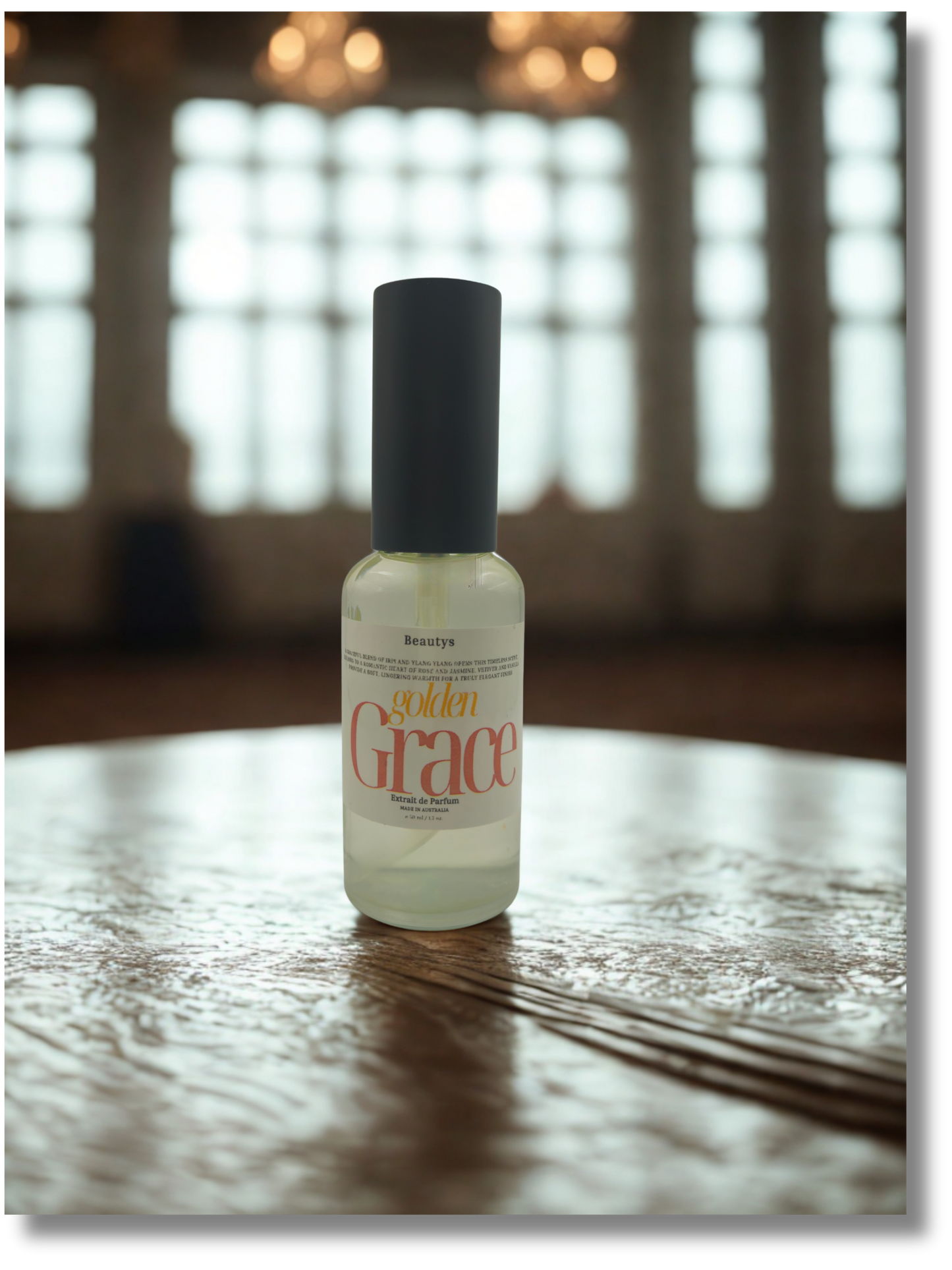 Golden Grace luxury vintage inspired fragrance Australian made
