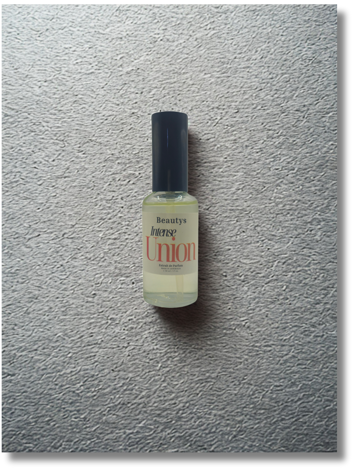 Intense Union bold spicy men’s cologne perfume bottle