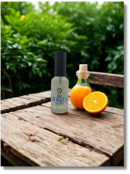 Blue Horizon unisex pear bergamot extrait de parfum bottle